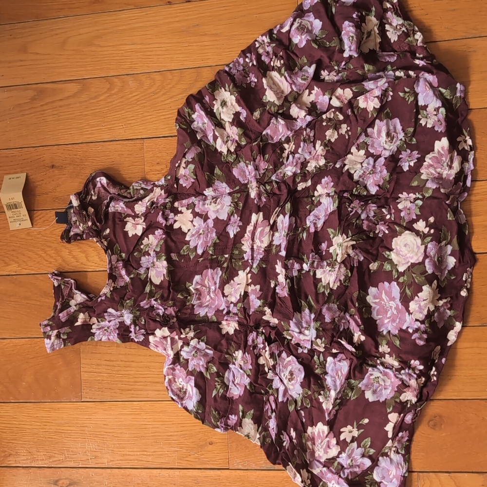 American Eagle Outfitters High Low Open Back Blouse Top